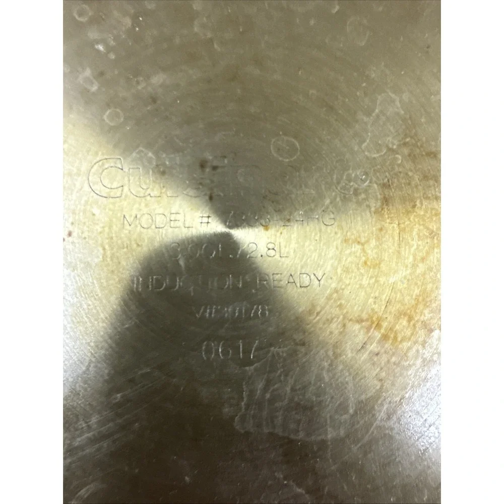 Cuisinart Sauté Skillet 7333-24HG‎ Pan Stainless Steel No Lid
